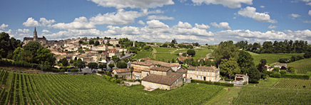 photo panoramique de saint emilion
